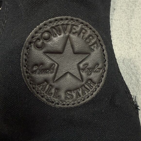 Converse Chuck Taylor XX-Hi Knee High Black Mono Lace Boots Mens 11/W13 New